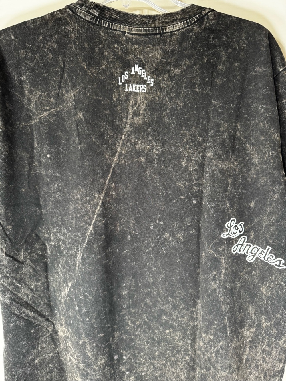 Mitchell & Ness Black and White Short-Sleeve Graphic Tee